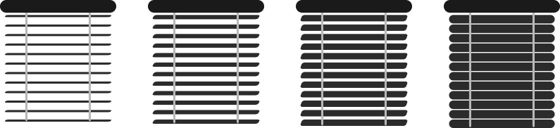 Jalousien Lichtregulation